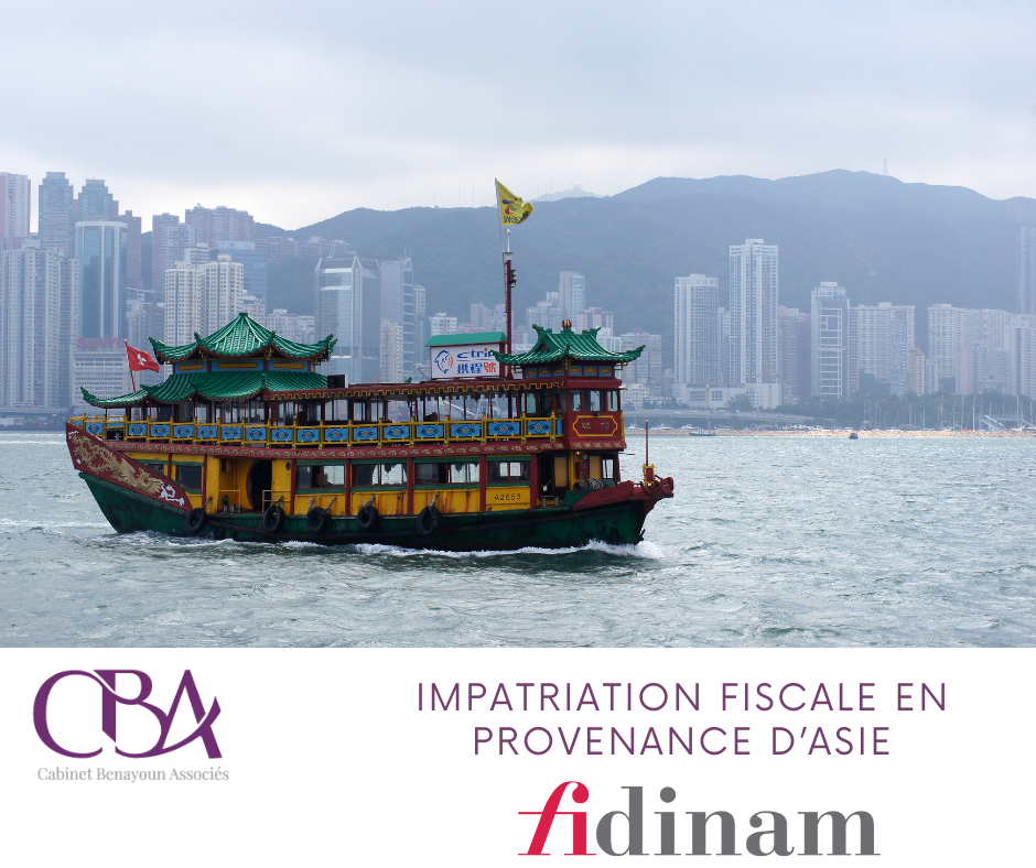 Impatriation fiscale en provenance d'Asie