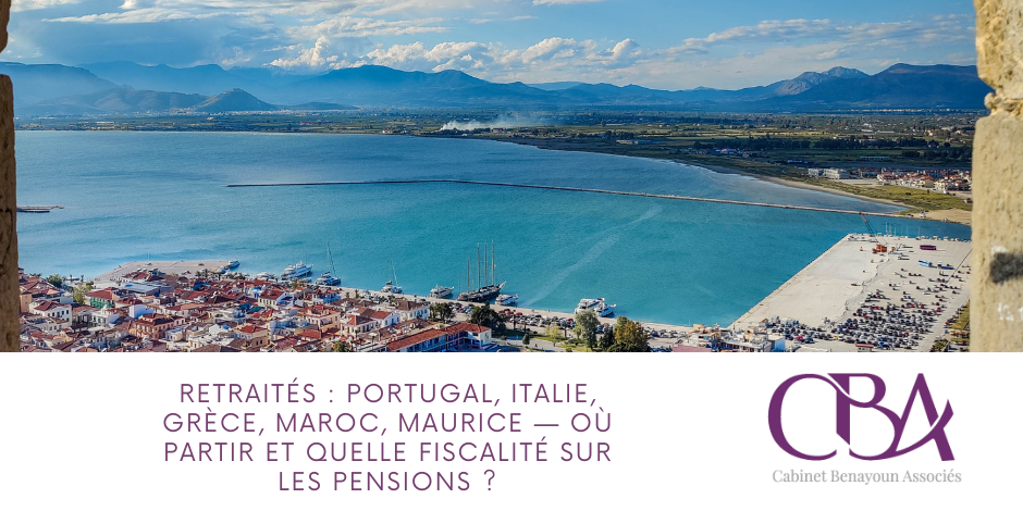 Retraités Portugal, Italie, Grèce, Maroc, Maurice — où partir et quelle fiscalité sur les pensions - image webinaire